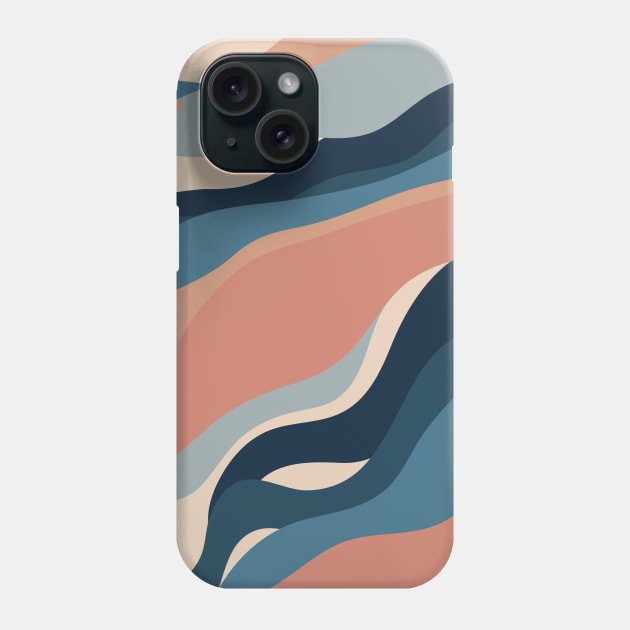 Abstract Marble Pattern in Neutral Colors Phone Case by Just Kidding Co.