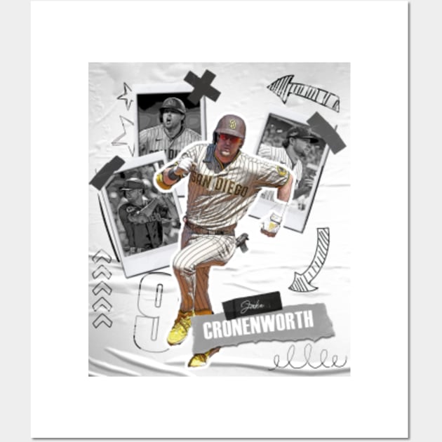 Jake Cronenworth Baseball Paper Poster Padres - Jake Cronenworth - Posters  and Art Prints