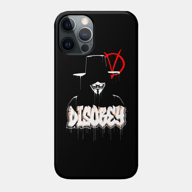 Vendetta Graffiti - V For Vendetta - Phone Case