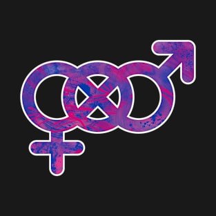 Bisexual Infinity Symbol Gay Pride LGBT T-Shirt