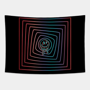 Trippy Smiley Face Tapestry