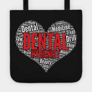 Dental Hygienist Week RDH Dentist Assistant Graduation Loyal print Tote