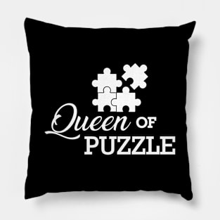 Puzzle - Queen of puzzle Pillow