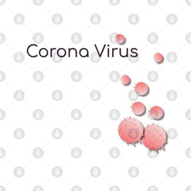 A background of the Coronavirus, Covid - 19 with copyspace. by ikshvaku