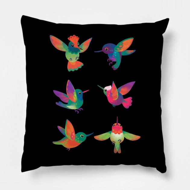 Hummingbird Pillow by Kimhanderson