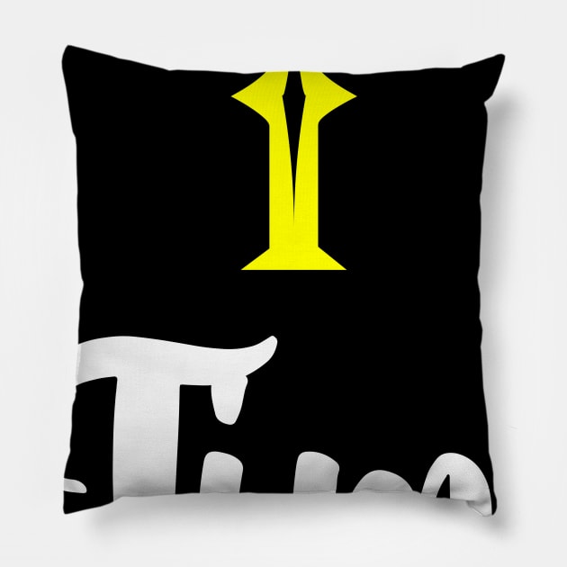 I'm A Tim ,Tim Surname, Tim Second Name Pillow by overviewtru