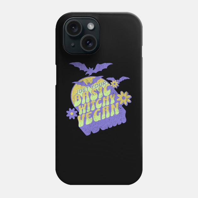 Basic Witchy Vegan, Funny Vegan Witch, Vegan Christmas Gifts, Vegan Gifts 2023, 2024 Phone Case by KindWanderer