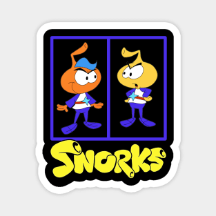 Snorkland Wonders Relive the Colorful World and Memorable Interactions of the Snorks Film on a Tee Magnet