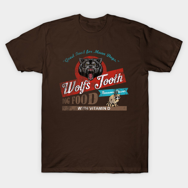 Wolf S Tooth Dog Food Distressed Once Upon A Time In Hollywood T Shirt Teepublic