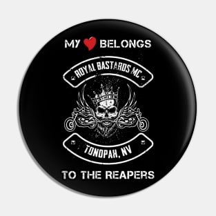 Royal Bastards MC Tonopah, NV My Heart Reapers Pin