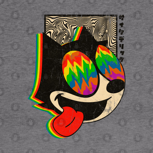 Trippy Felix The Cat Trippy Hoodie Teepublic