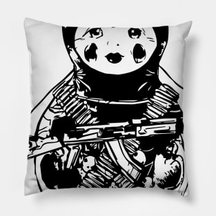 Armed Russian Doll Pillow