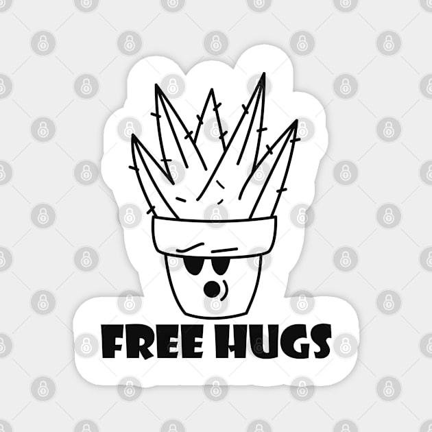 Free hugs Magnet by Mammoths