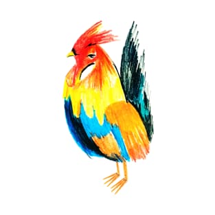 Sketch of a Rooster T-Shirt