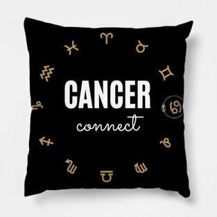 Cancer Zodiac Horoscope Pillow