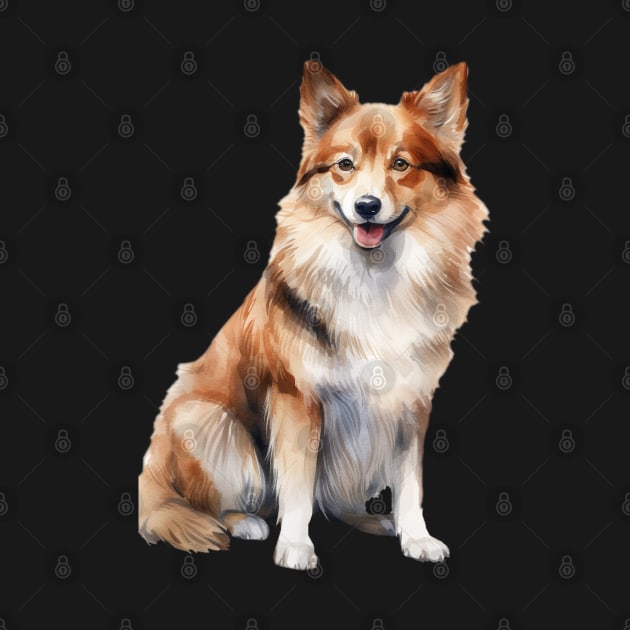 Icelandic Sheepdog by DavidBriotArt