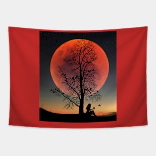 full moon Tapestry