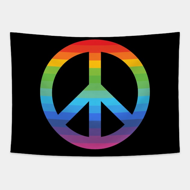 Hippie Peace Tapestry by Oolong