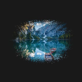 Lake and mountain dispersion design T-Shirt