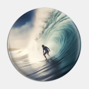 Surfing the perfect wave Pin