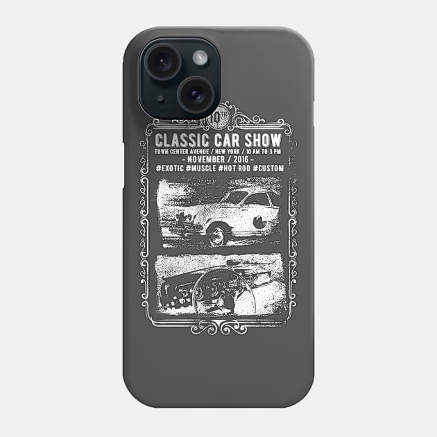 Classic Car Show Vintage Design Phone Case by Jarecrow 