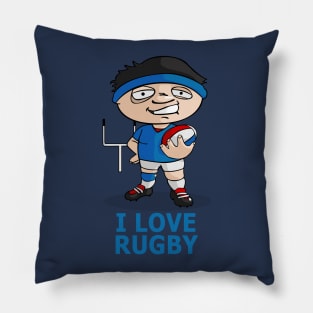 I love Rugby Pillow