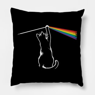 Funny Cat Rock Music Gift Men Kids Women Funny Cat Pillow