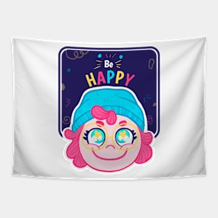 Be Happy Tapestry