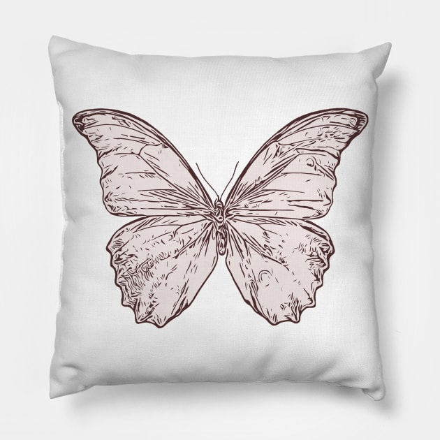 Butterfly Effect Pillow by Birdbox