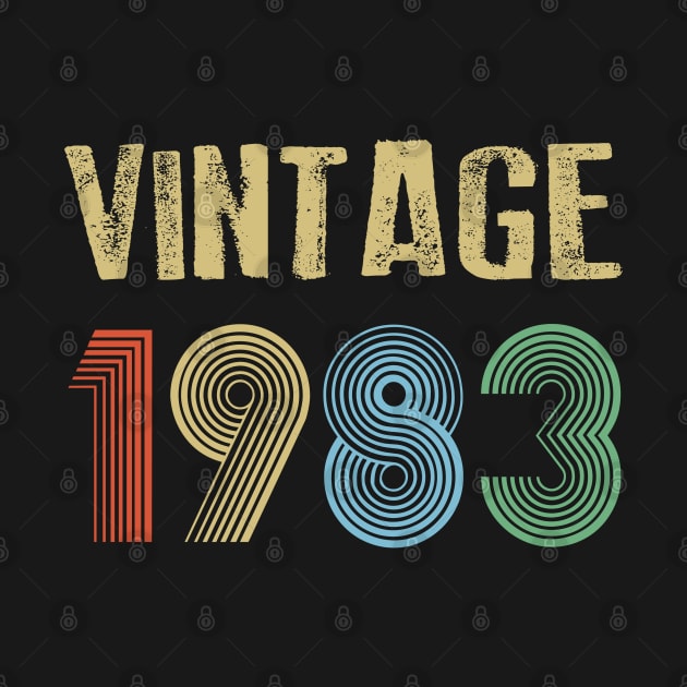 Vintage 1983 Birthday by Dirty Custard Designs 