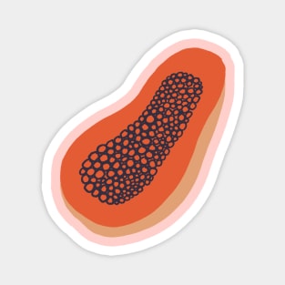 Cute Papaya Pattern Magnet