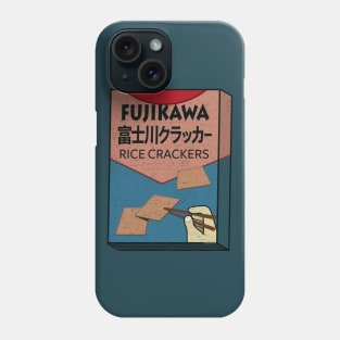 Fujikawa Rice Crackers Box (worn) [Rx-Tp] Phone Case