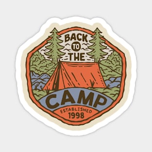 Back To The Camp Magnet