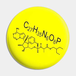 Remdesivir Chemical Formula and Structure Pin