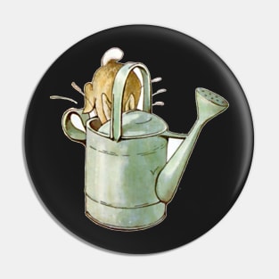 Peter Hides in a Watering Can - Beatrix Potter Pin