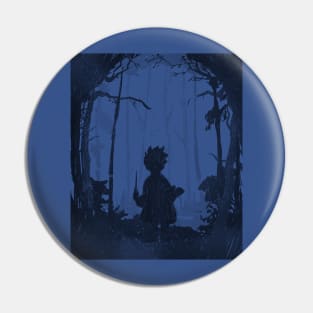 Forbidden Forest - Blue Woods Pin