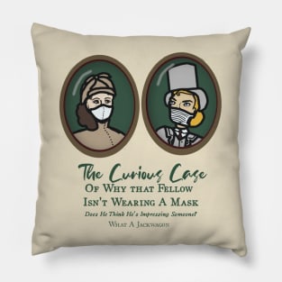 The Curious Case of the Missing Mask: Sherlock Holmes Covid-19 Pillow