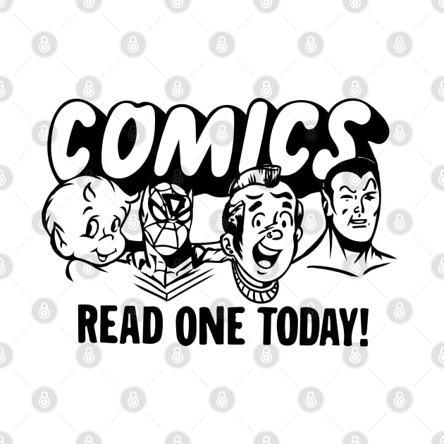 Comics! Read One Today! by Doc Multiverse Designs