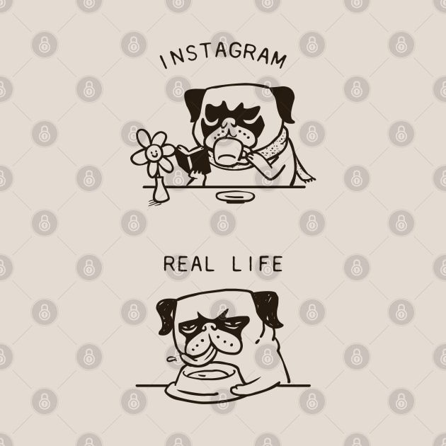 Instagram vs Real Life by huebucket