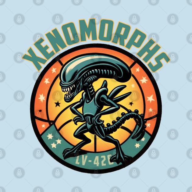 Xenomorphs B-Ball by PopCultureShirts