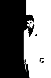 Scarface pixel / 8-bit Magnet