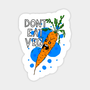 One Angry Carrot Magnet