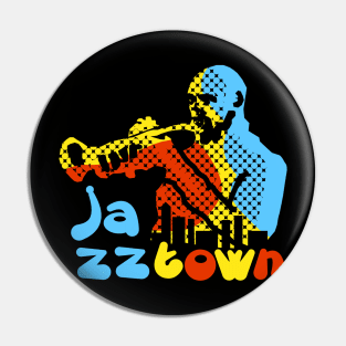 Jazz Town Urban Style Design Pin