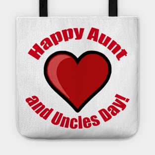 Happy Aunt and Uncles Day! Tote