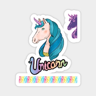 unicorn modern design Magnet