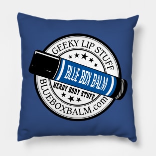 Blue Box Balm Logo Pillow