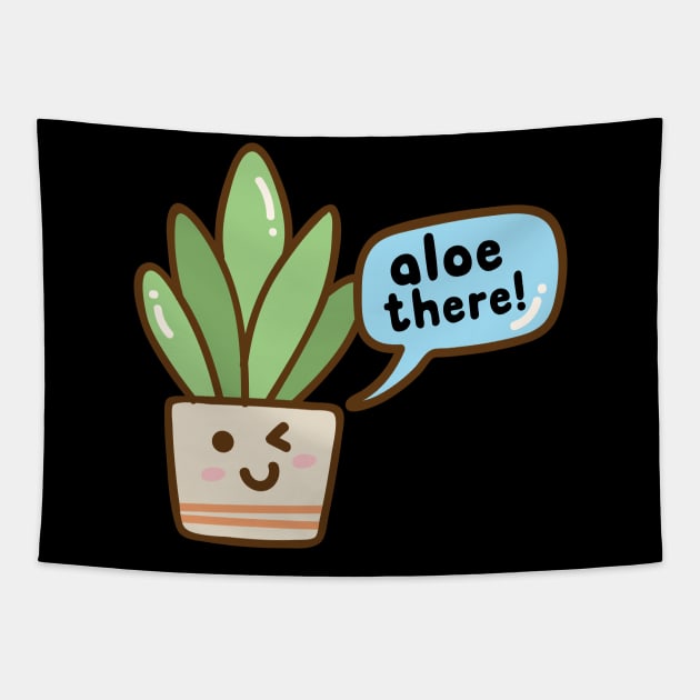 Aloe There! Aloe Vera Tapestry by thingsandthings