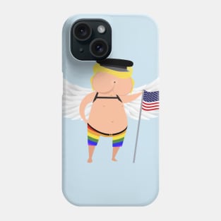 Trump Assface salutes pride Phone Case