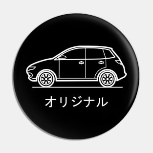 Original Hatchback Car Pin