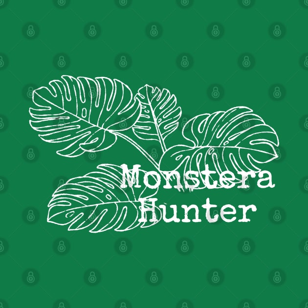 Monstera Hunter (White) by Booze + Spirits Podcast